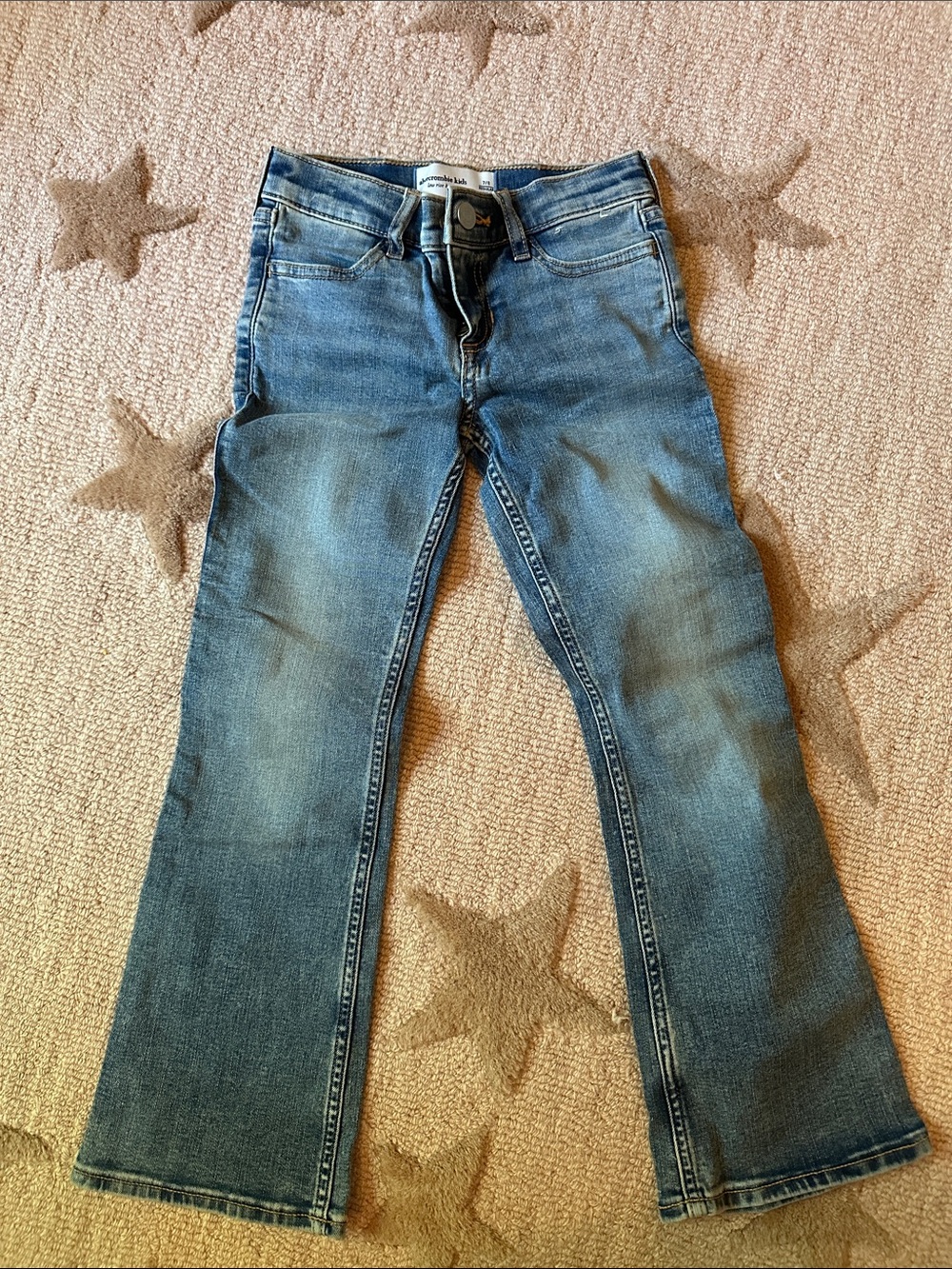 abercrombie kids Medium Blue Flare Jeans